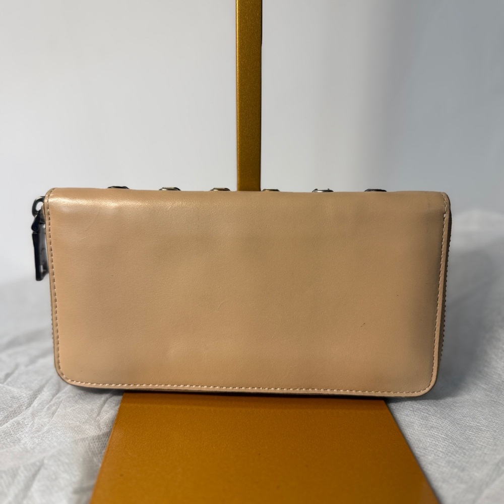Coach Tan 1941 Link exotic phyton wallet rare multicolor leather zip around - Picture 2 of 14